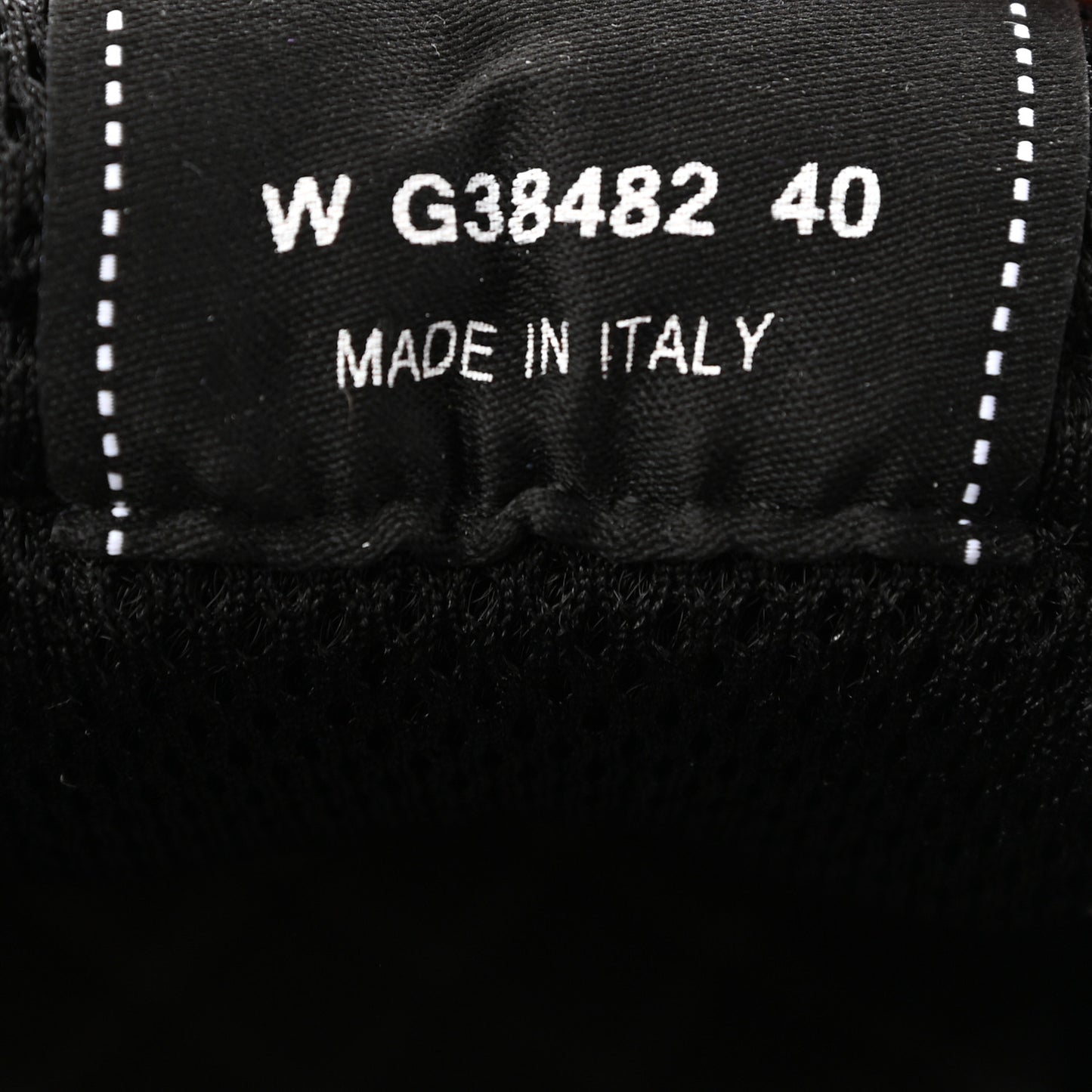 Suede Calfskin CC Sneakers 40 Purple Navy Black