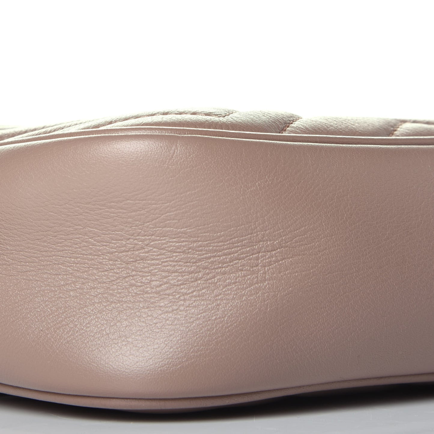 Calfskin Matelasse Mini GG Marmont Chain Shoulder Bag Porcelain Rose