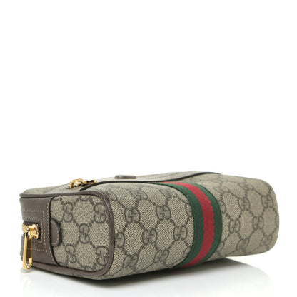 Gucci GG Supreme Monogram Web Small Ophidia Belt Bag 95 38 Dark Brown 4 of 12