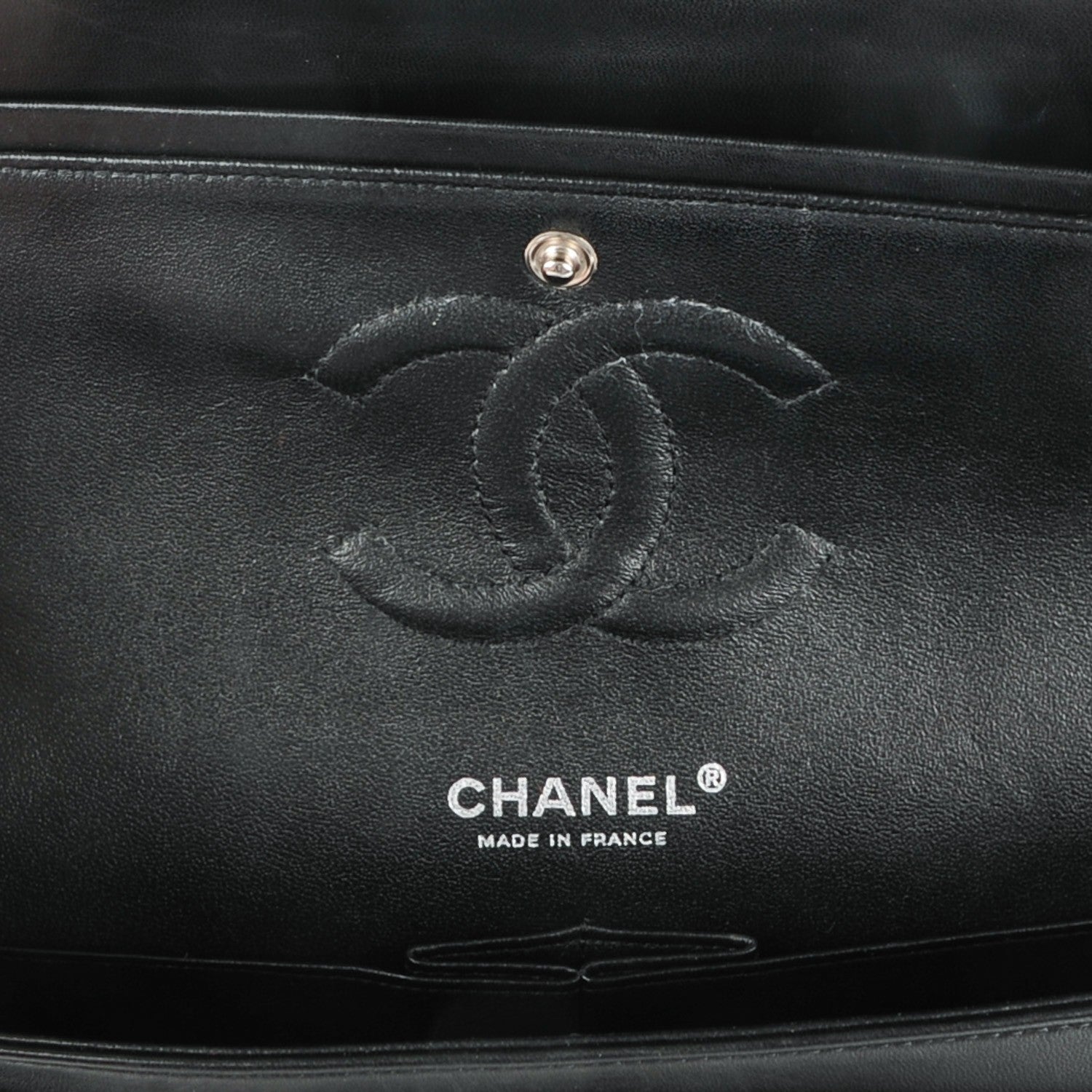 Chanel Patent Quilted Medium Double Flap Black 7 of 8