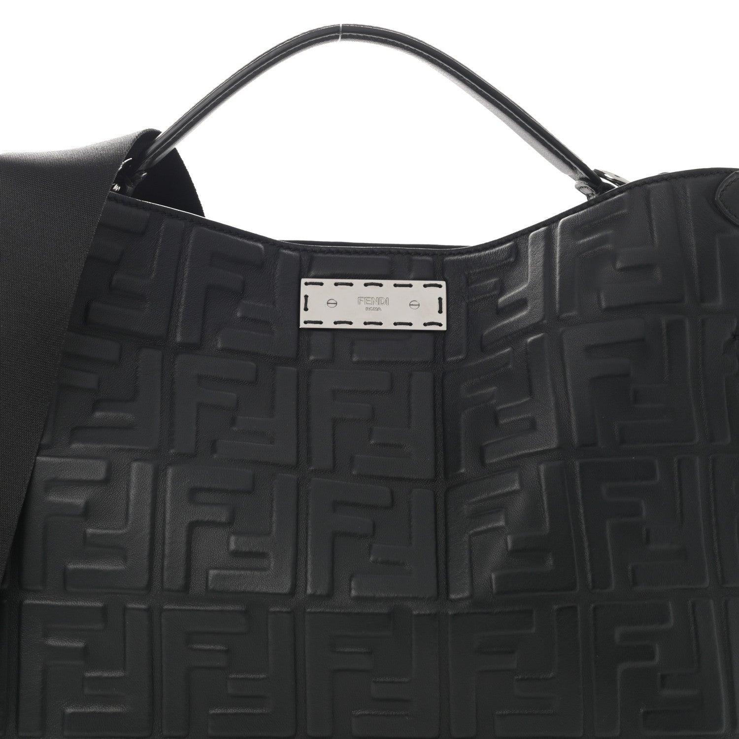 Fendi Nappa FF 1974 Embossed Peekaboo X-Lite Fit Black 8 of 10