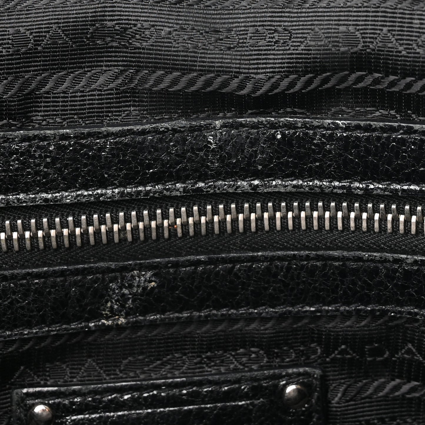 Nylon Quilted 24H Satchel Black