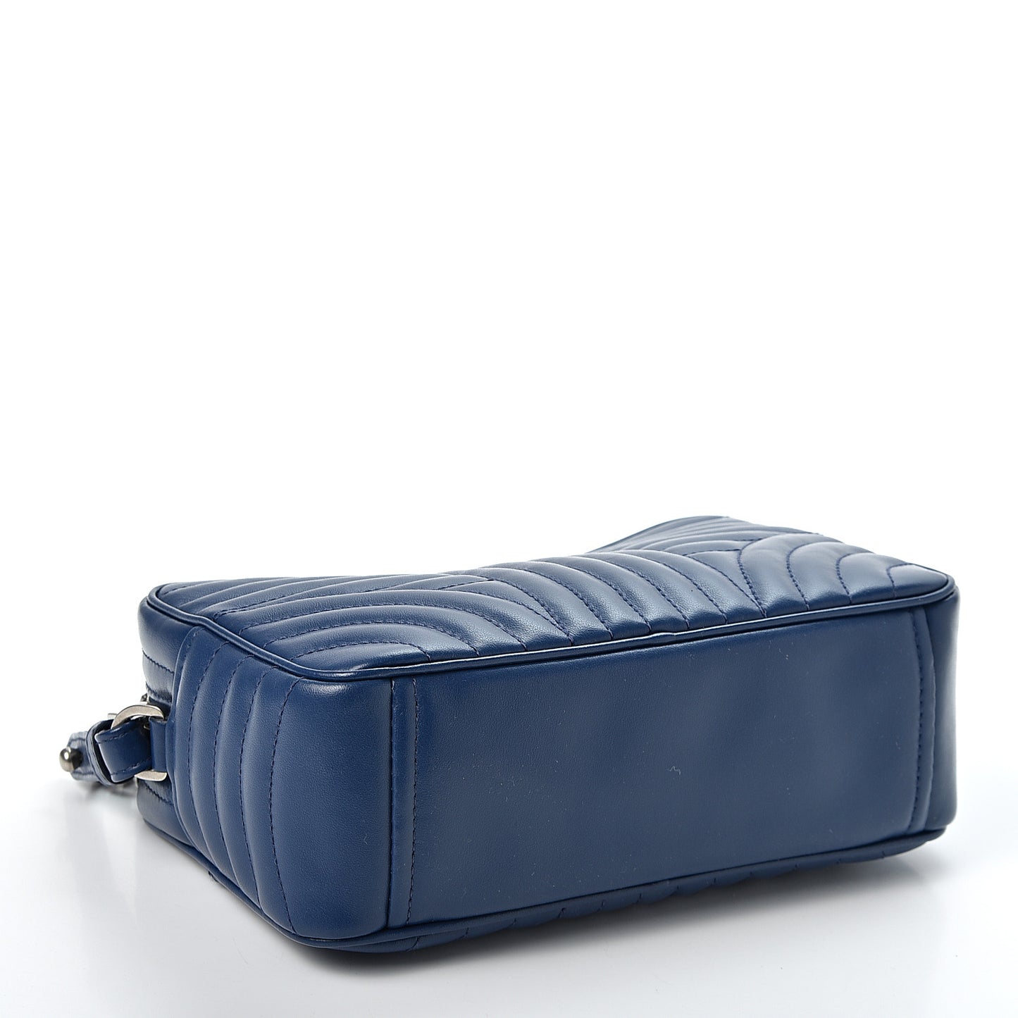 Soft Calfskin Diagramme Crossbody Bag Bluette