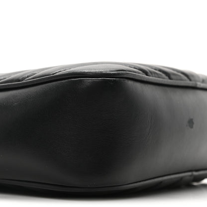 Saint Laurent Calfskin Matelasse Monogram Lou Camera Bag Black 9 of 11