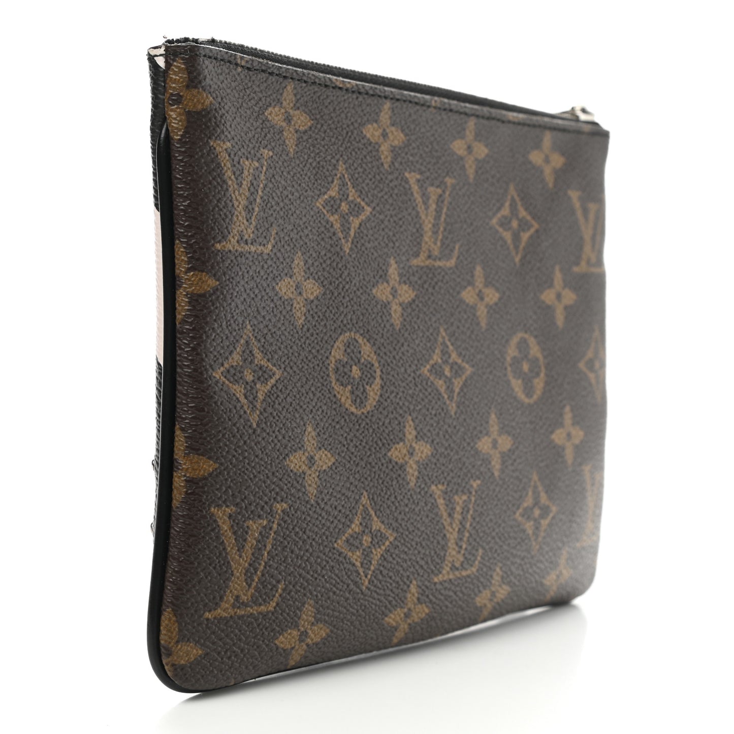 Monogram Stripes Pochette Plate PM