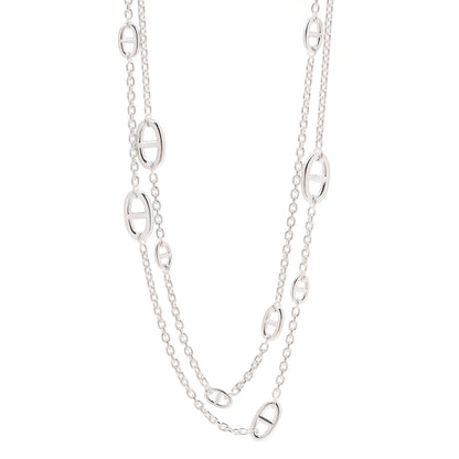 Hermes Sterling Silver Farandole Necklace 120 1 of 5