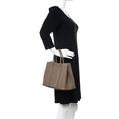Hermes Negonda Garden Party 30 TPM Etoupe 2 of 10