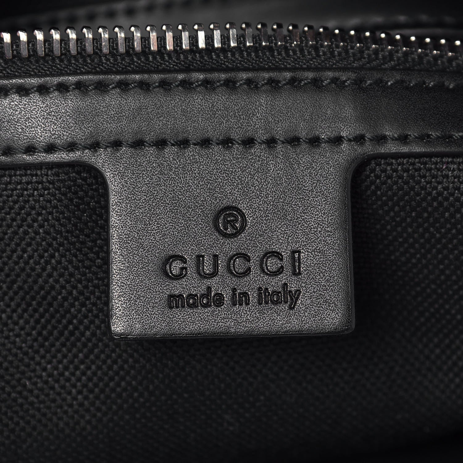 Gucci GG Supreme Monogram Appia Calfskin Web Flat Messenger Bag Black Grey 6 of 12