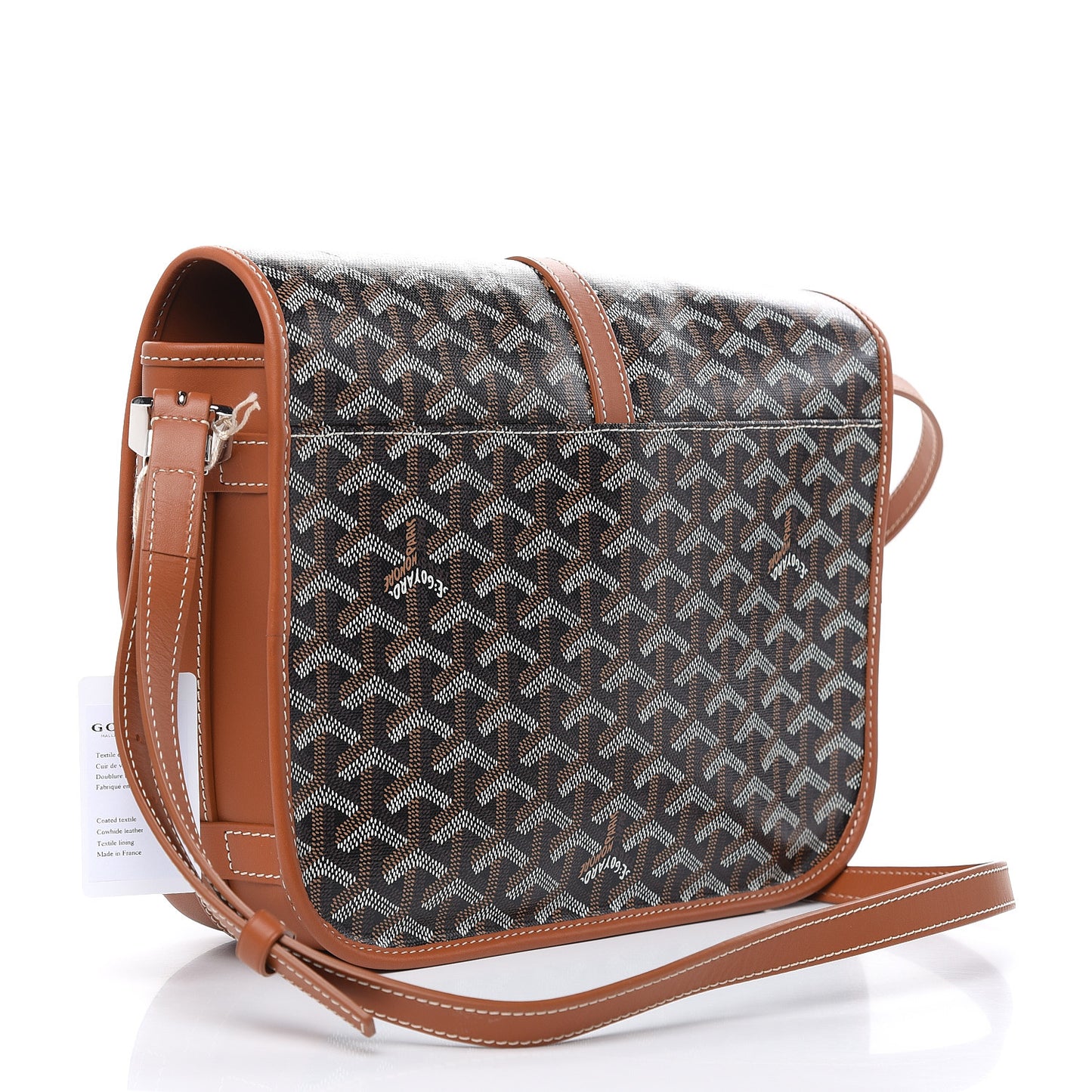 Goyardine Belvedere II MM Messenger Bag Black Gold
