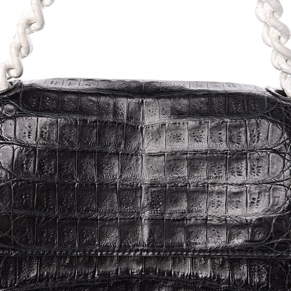 Nancy Gonzalez Crocodile Chain Flap Bag Black 10 of 10