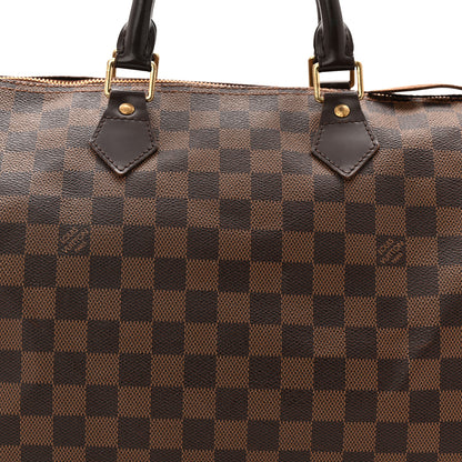 Louis Vuitton Damier Ebene Speedy 35 8 of 10