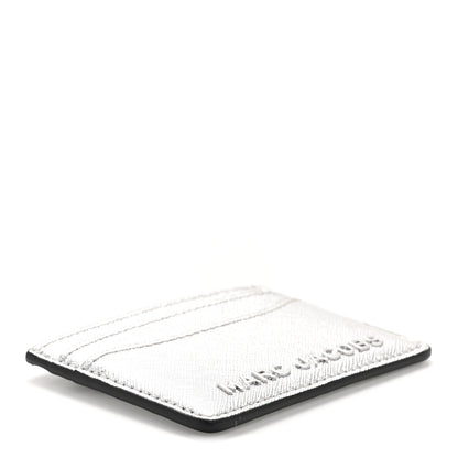 Marc Jacobs Metallic Saffiano Cardholder Silver 7 of 14