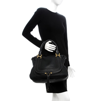 Chloe Calfskin Medium Marcie Satchel Black 2 of 21
