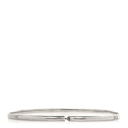 Chanel Metal CC Snake Belt Silver 2 of 5