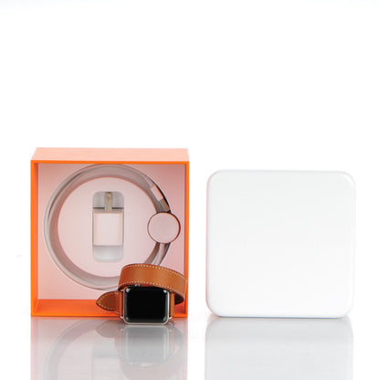 Hermes Barenia 38mm Apple Watch Double Tour Fauve 8 of 8