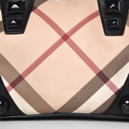 Burberry Nova Check Mega Stud Bowling Bag Black 8 of 13