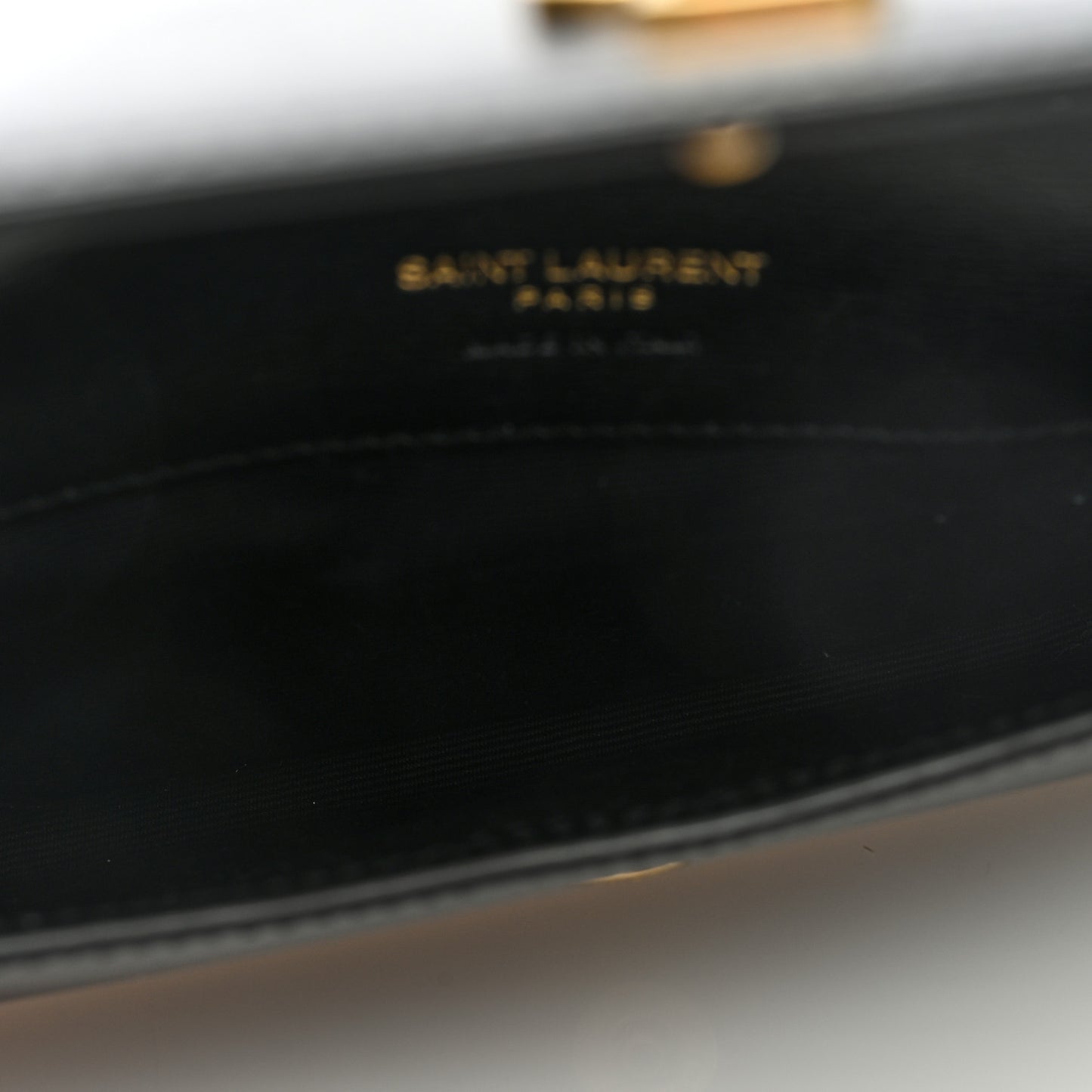 Smooth Calfskin Monogram Phone Holder Crossbody Black