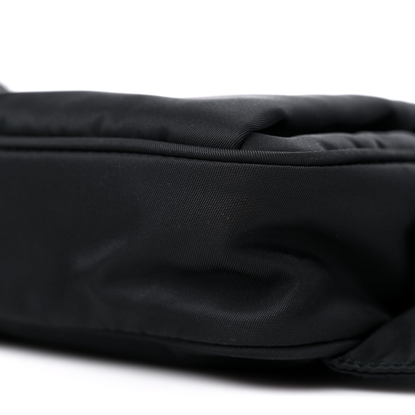 Re-Nylon Saffiano Belt Bag Black