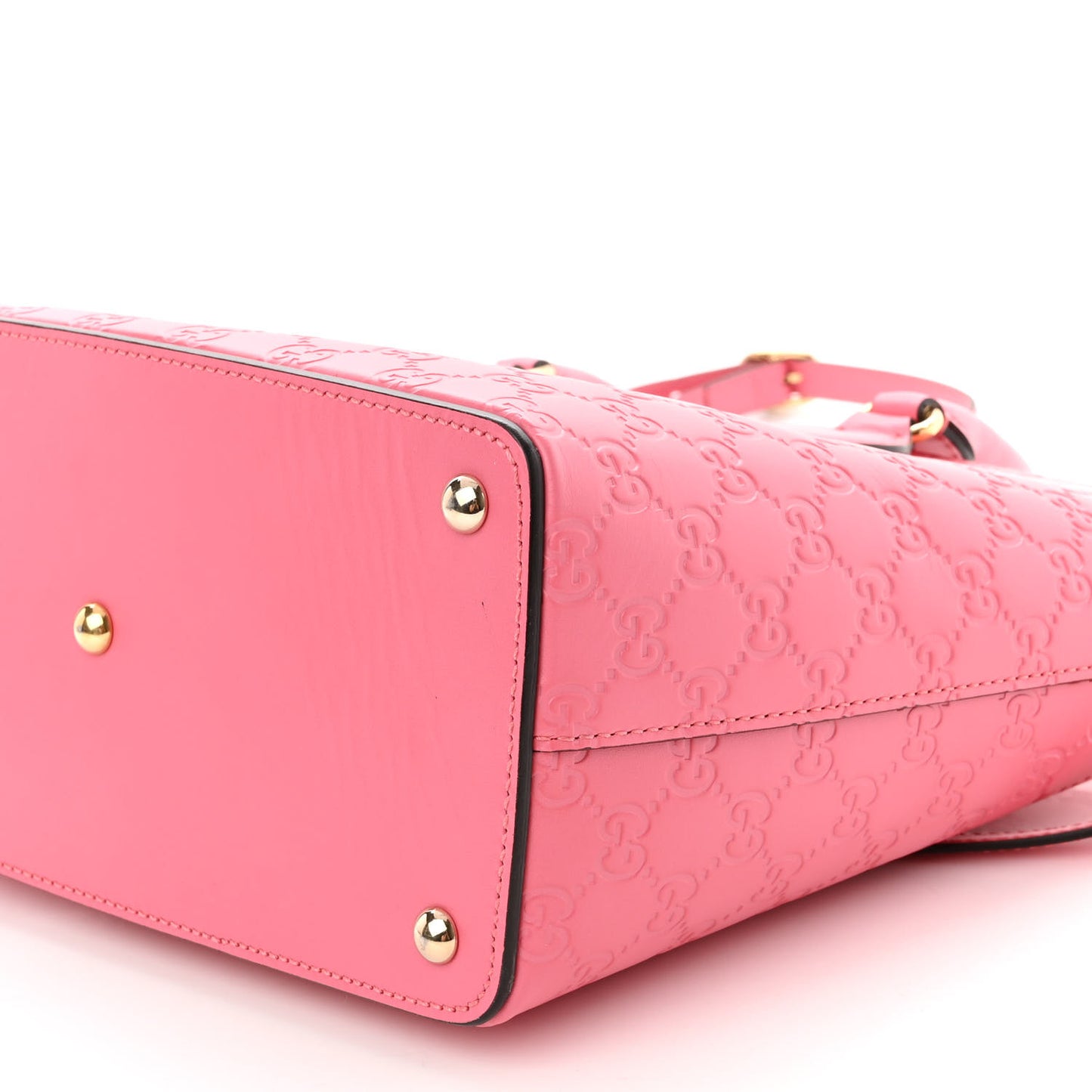Guccissima Small Zippered Bucket Tote Flush