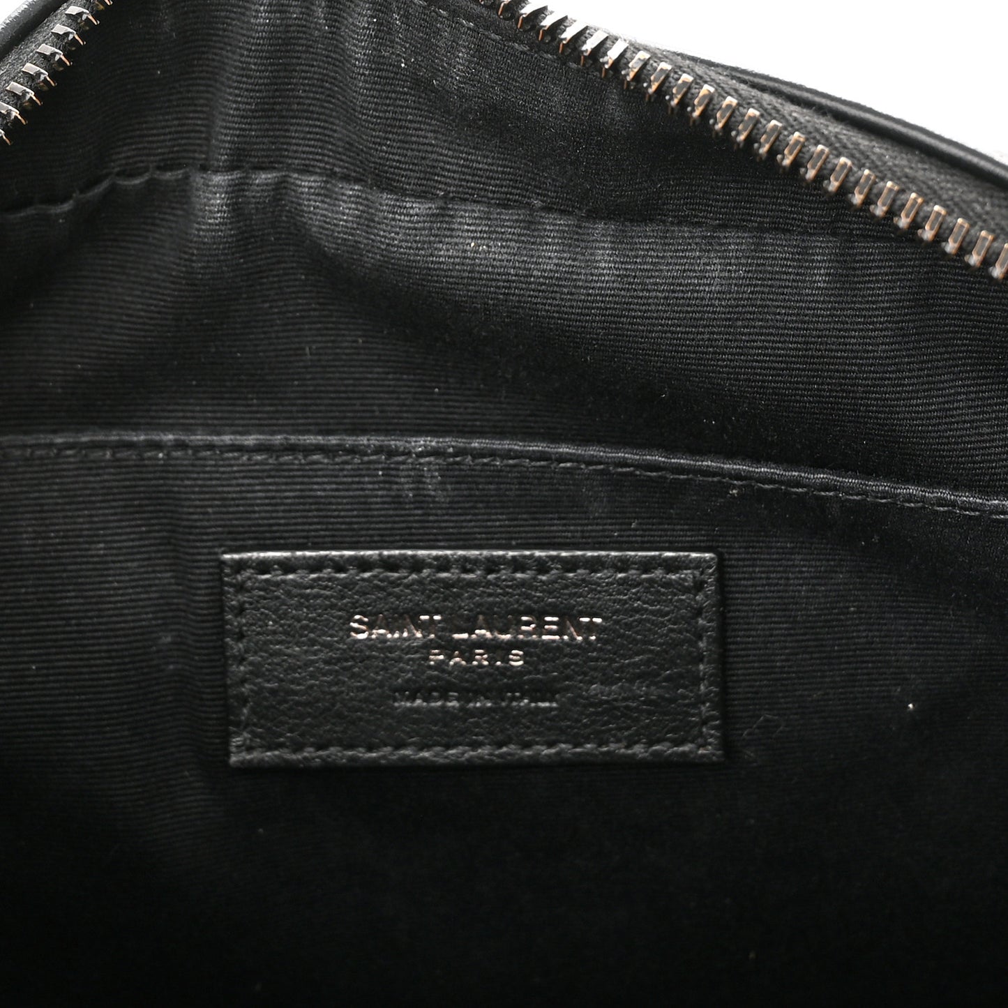 Calfskin Matelasse Monogram Monochrome Lou Camera Bag Black