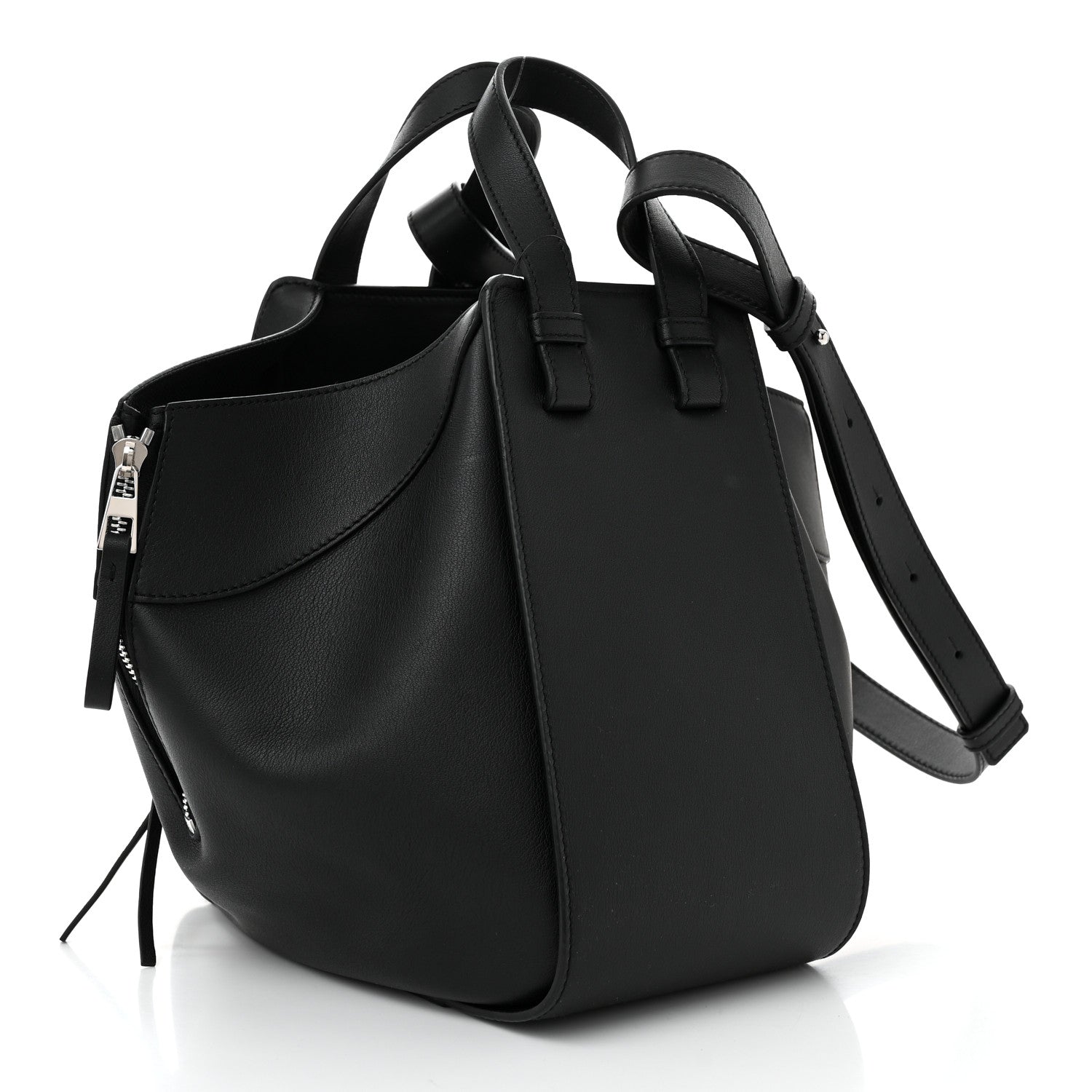 Loewe Calfskin Small Hammock Shoulder Bag Black 3 of 10
