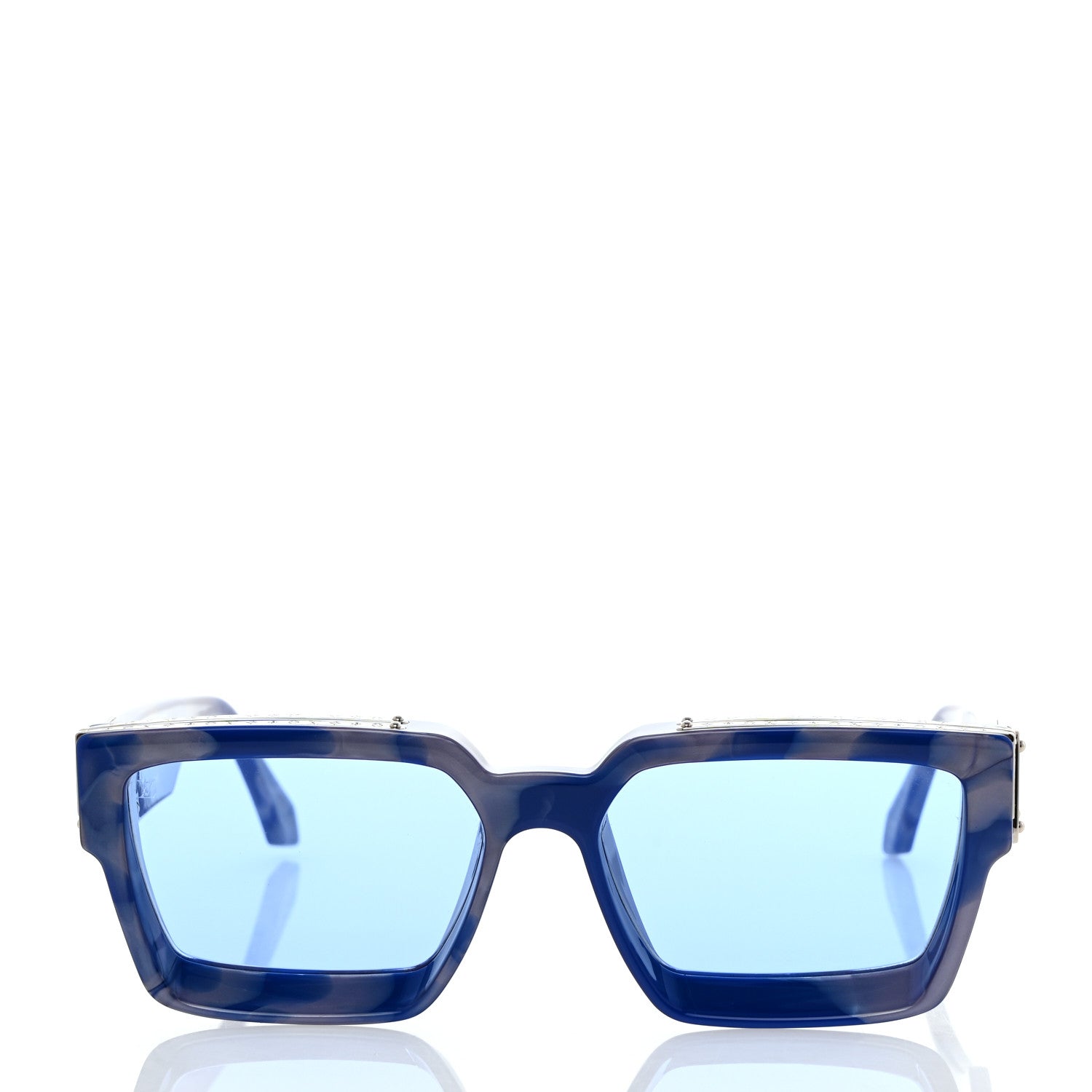 Louis Vuitton Acetate 1.1 Millionaires Sunglasses Z1560E Blue