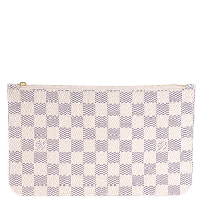 Louis Vuitton Damier Azur Neverfull MM GM Pochette 1 of 8