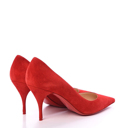 Christian Louboutin Veau Velours Clare 80 Pumps 39.5 Loubi 4 of 10