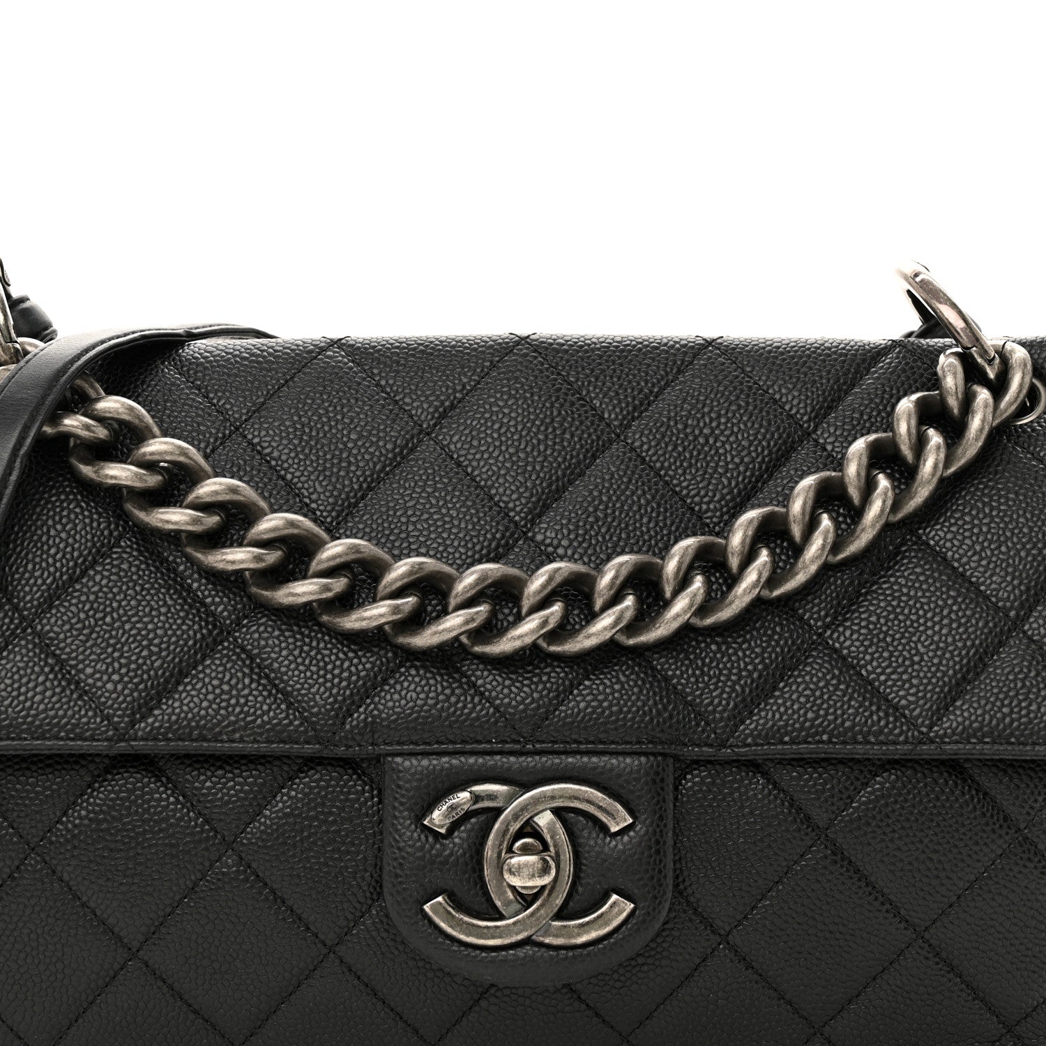 Chanel Caviar Quilted Medium Retro Class Flap Black 8 of 13