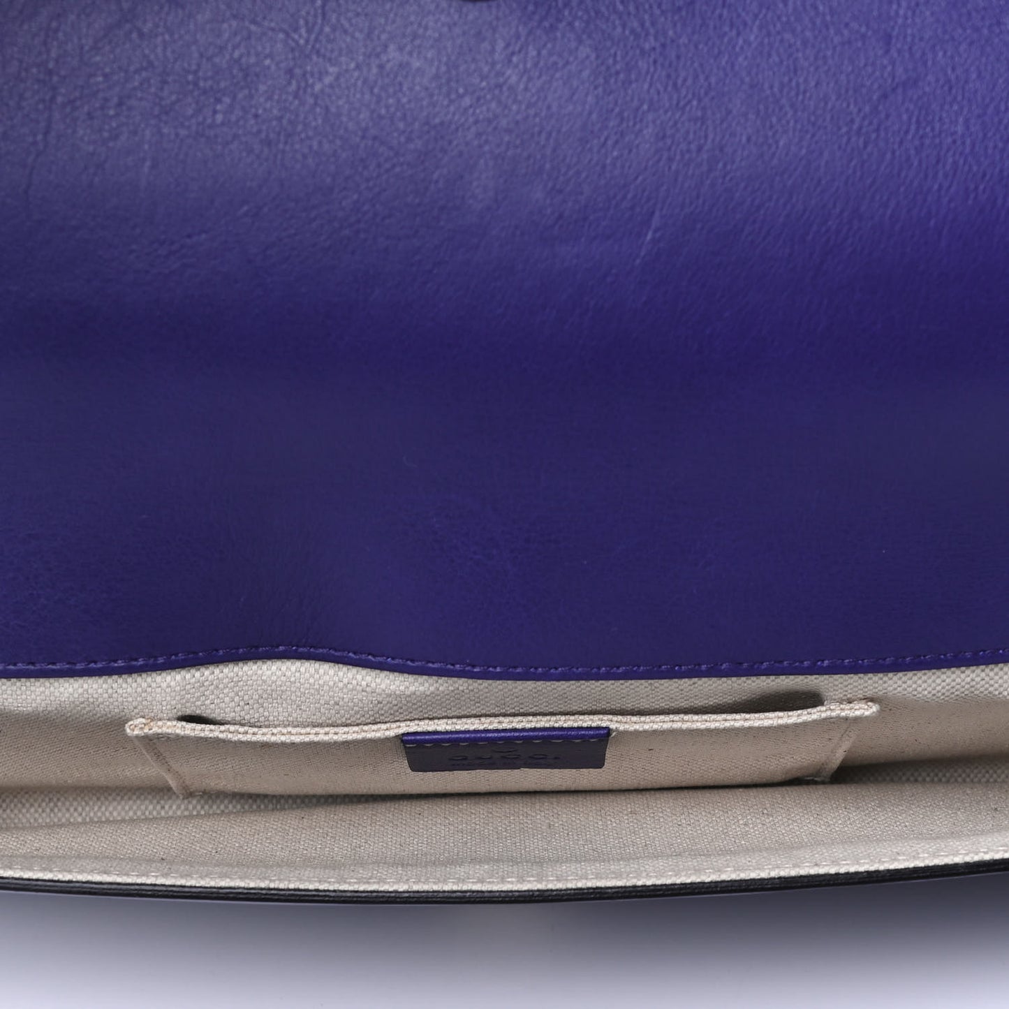 Patent Sigrid Clutch Blue