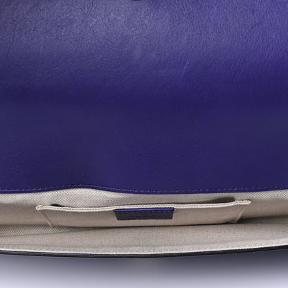 Gucci Patent Sigrid Clutch Blue 4 of 4