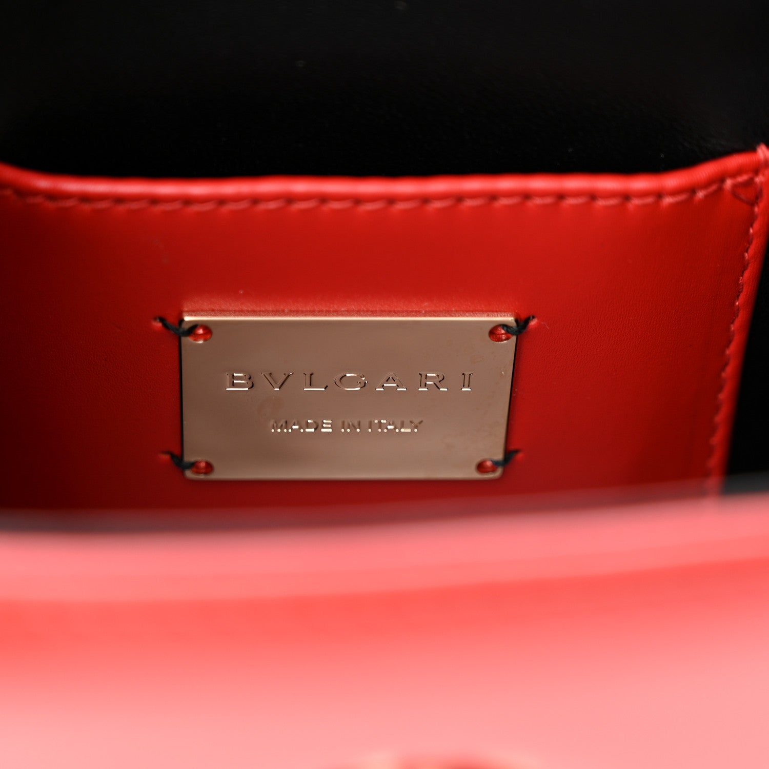 Bulgari Calfskin Serpenti Forever Crossbody Bag Red 7 of 10