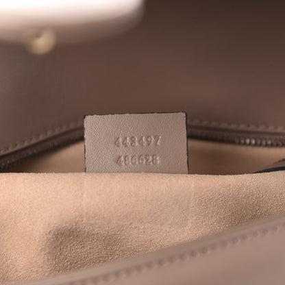 Gucci Calfskin Matelasse Small GG Marmont Shoulder Bag Porcelain Rose 7 of 10
