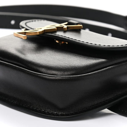 Saint Laurent Smooth Calfskin Mini Classic Monogram Kaia Belt Black 12 of 12