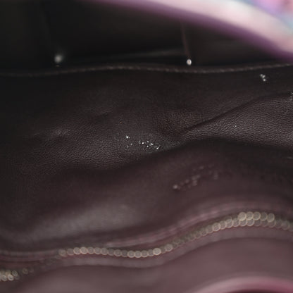 Bottega Veneta Glossy Nail Polish Nappa Maxi Intreccio Padded Cassette Crossbody Bag Holographic 11 of 14