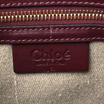 Chloe Suede Calfskin Braided Medium Marcie Double Carry Canyon Rose 7 of 9