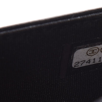 Chanel Caviar Quilted Boy Wallet On Chain WOC Black 10 of 11