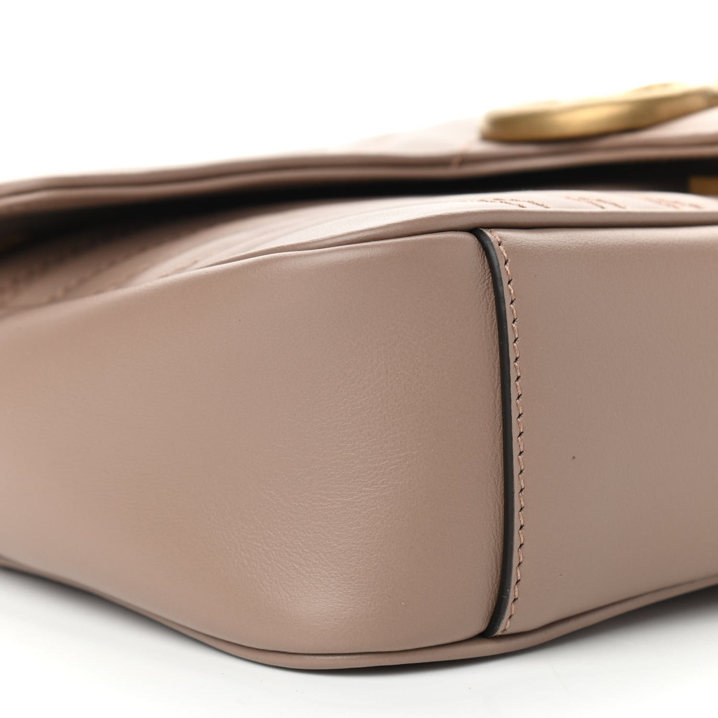 Calfskin Matelasse Small GG Marmont Shoulder Bag Porcelain Rose