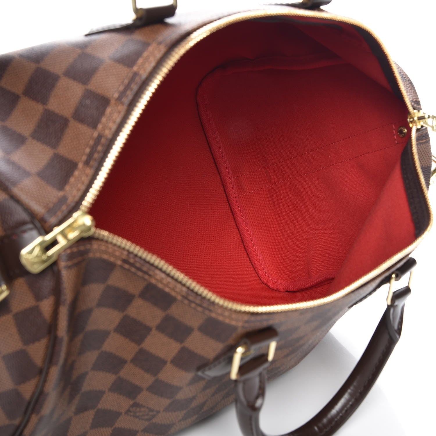 Louis Vuitton Damier Ebene Speedy Bandouliere 35 7 of 11