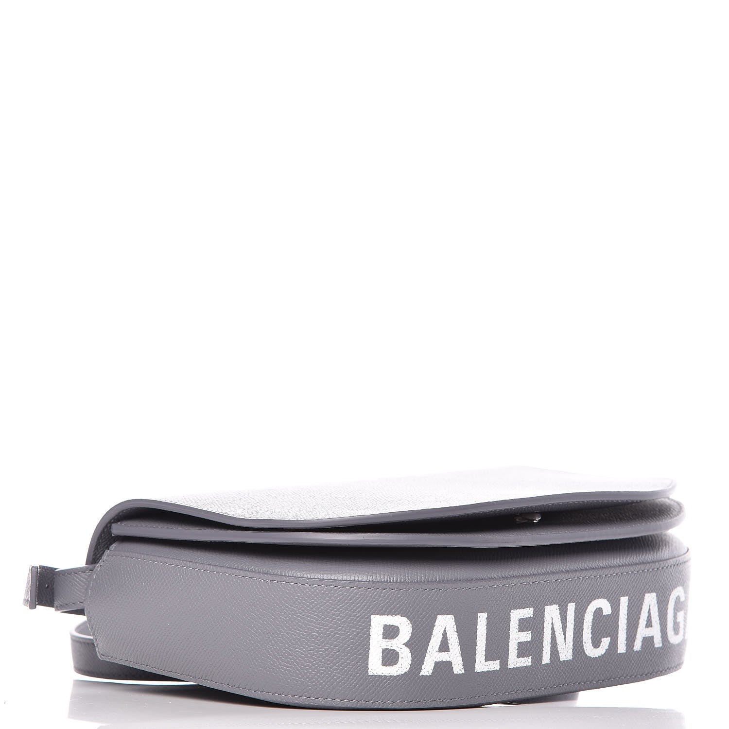 Balenciaga Grained Calfskin Logo S Ville Day Bag Gris Perle Fonce White 4 of 8