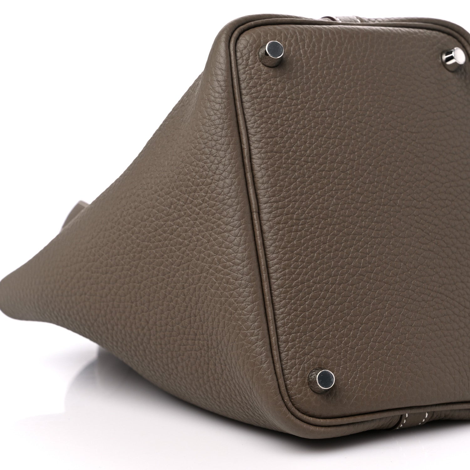 Hermes Taurillon Clemence Picotin Lock 18 PM Etoupe 8 of 10