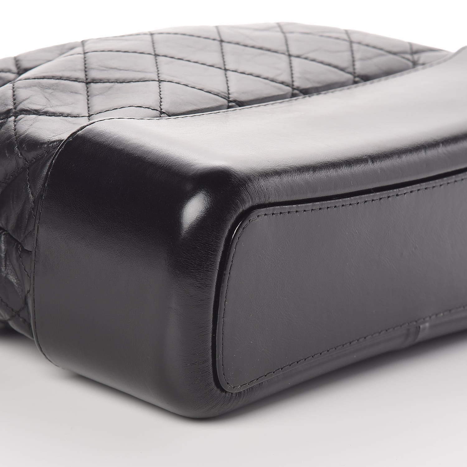Chanel Aged Calfskin Quilted Medium Gabrielle Hobo Black 9 of 9