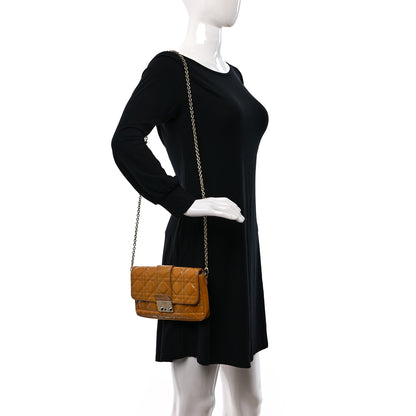 Christian Dior Patent Cannage Miss Dior Promenade Pouch Yellow 2 of 19