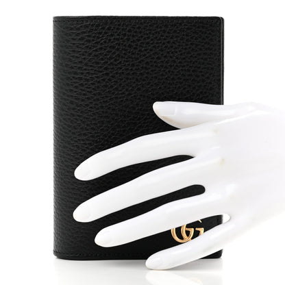 Gucci Calfskin GG Marmont Passport Case Black 2 of 7