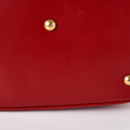 Saint Laurent Calfskin Medium Emmanuelle Bucket Bag Lipstick Red 15 of 16