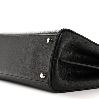 Gucci Grainy Calfskin Small Zumi Top Handle Bag Black 10 of 14