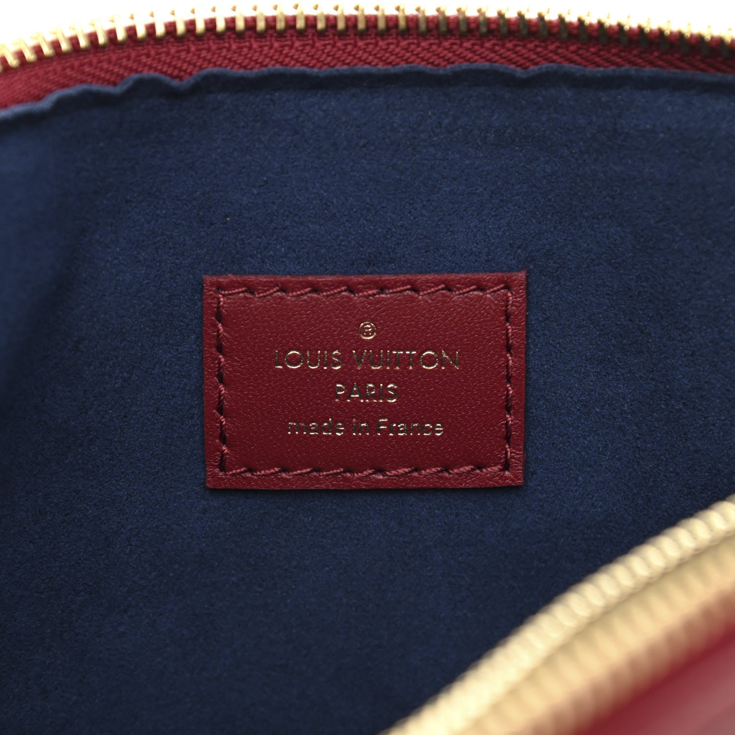 Louis Vuitton Lambskin Embossed Monogram Coussin PM Wine 8 of 10