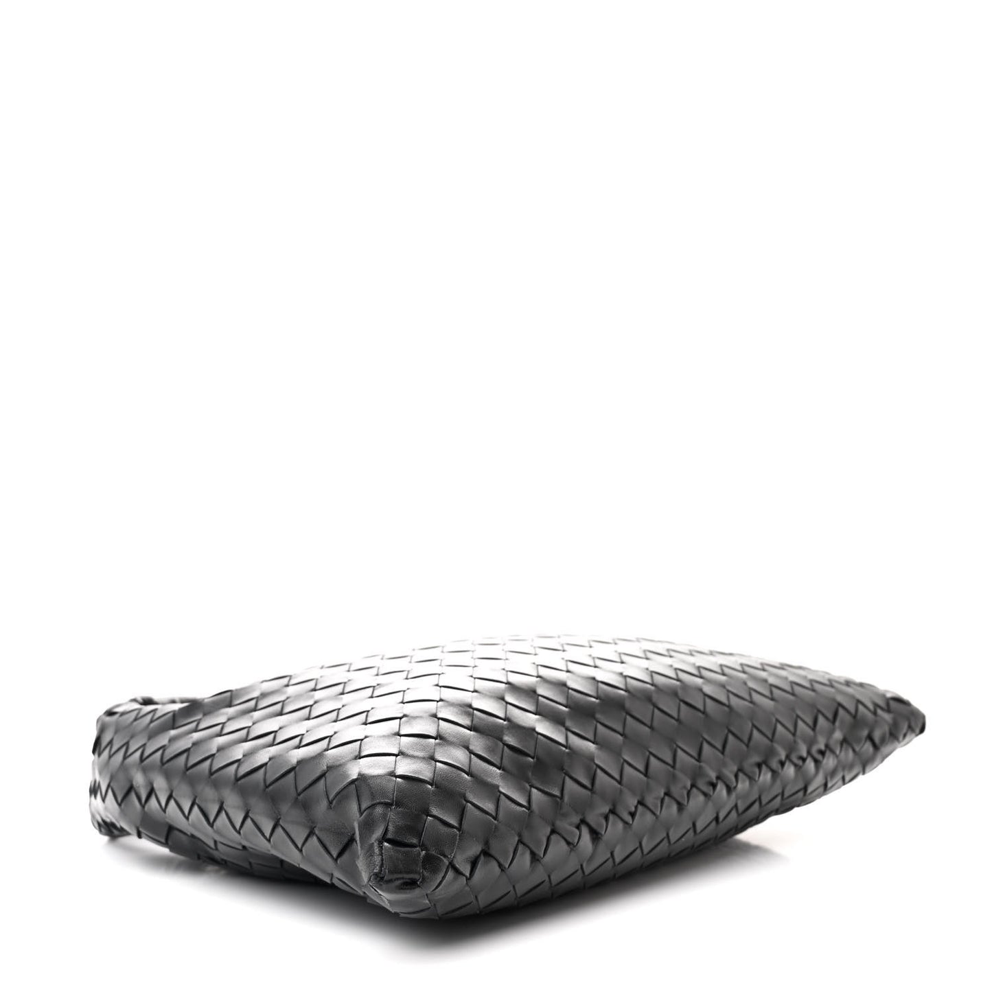 Calfskin Intrecciato Small Hop Black