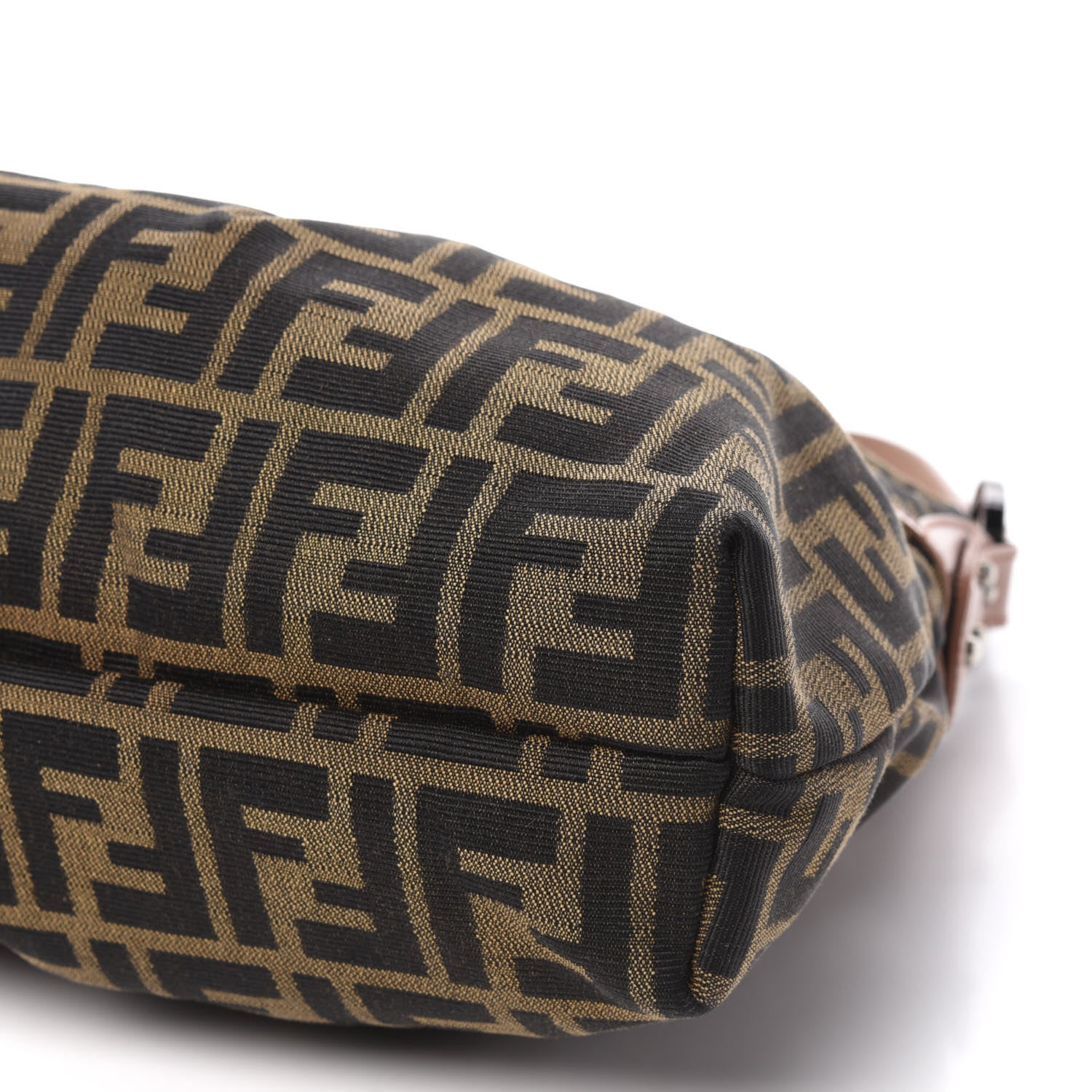 Fendi Zucca Cuoio Lucido Hobo Tobacco Bois de Rose 7 of 10