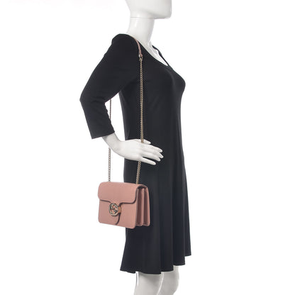 Gucci Dollar Calfskin Small Interlocking G Shoulder Bag Soft Pink 2 of 9